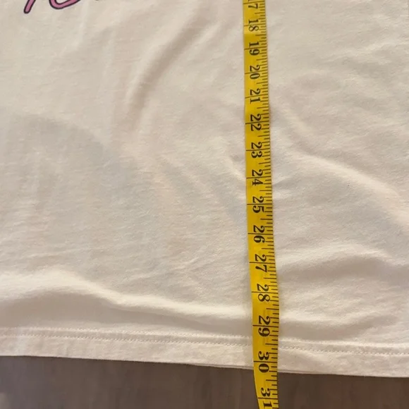 Next Level Apparel Cream Tee with Vibrant Text - Picture 6 of 6